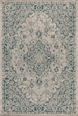 Rozetta Boho Medallion Textured Weave Indoor/outdoor Area Rug