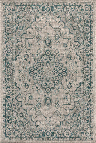 Rozetta Boho Medallion Textured Weave Indoor/outdoor Area Rug