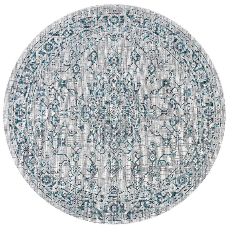 Rozetta Boho Medallion Textured Weave Indoor/outdoor Area Rug