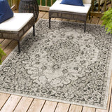 Rozetta Boho Medallion Textured Weave Indoor/outdoor Area Rug
