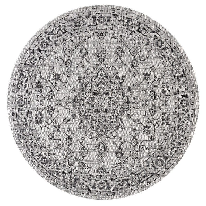 Rozetta Boho Medallion Textured Weave Indoor/outdoor Area Rug