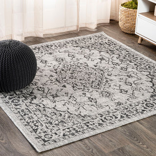 Rozetta Boho Medallion Textured Weave Indoor/outdoor Area Rug