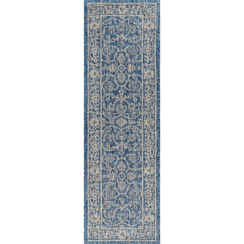 Palazzo Vine And Border Textured Weave Indoor/outdoor Area Rug