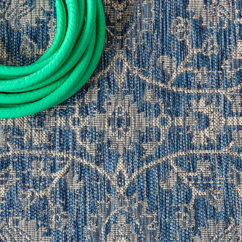 Palazzo Vine And Border Textured Weave Indoor/outdoor Area Rug