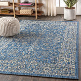 Palazzo Vine And Border Textured Weave Indoor/outdoor Area Rug
