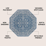 Palazzo Vine And Border Textured Weave Indoor/outdoor Area Rug