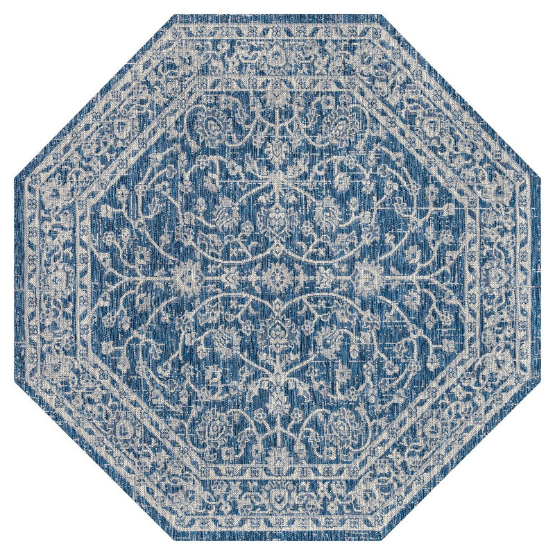 Palazzo Vine And Border Textured Weave Indoor/outdoor Area Rug