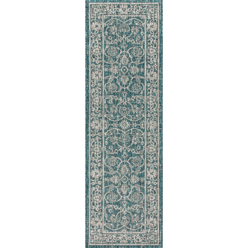 Palazzo Vine And Border Textured Weave Indoor/outdoor Area Rug