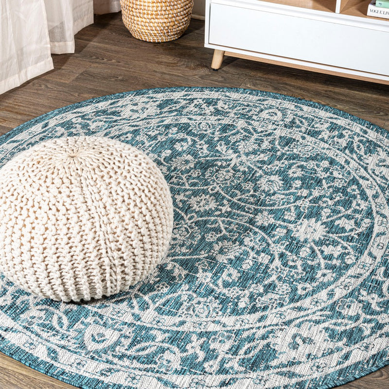 Palazzo Vine And Border Textured Weave Indoor/outdoor Area Rug