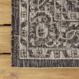 Palazzo Vine And Border Textured Weave Indoor/outdoor Area Rug