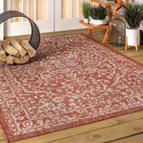 Malta Bohemian Medallion Textured Weave Indoor/outdoor Area Rug