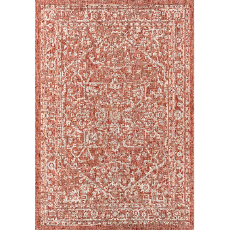 Malta Bohemian Medallion Textured Weave Indoor/outdoor Area Rug