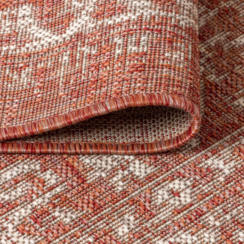 Malta Bohemian Medallion Textured Weave Indoor/outdoor Square Rug