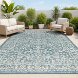 Malta Bohemian Medallion Textured Weave Indoor/outdoor Area Rug