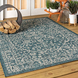 Malta Bohemian Medallion Textured Weave Indoor/outdoor Area Rug