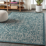 Malta Bohemian Medallion Textured Weave Indoor/outdoor Area Rug