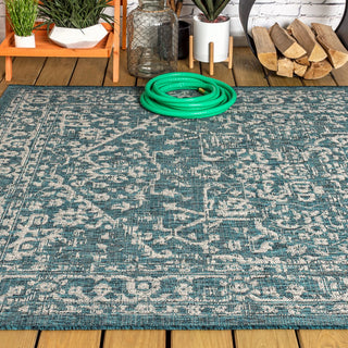 Malta Bohemian Medallion Textured Weave Indoor/outdoor Area Rug