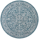 Malta Bohemian Medallion Textured Weave Indoor/outdoor Round Rug