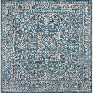 Malta Bohemian Medallion Textured Weave Indoor/outdoor Square Rug