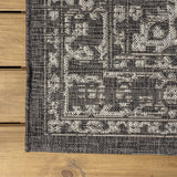 Malta Bohemian Medallion Textured Weave Indoor/outdoor Runner Rug