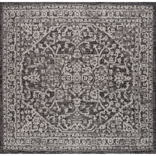 Malta Bohemian Medallion Textured Weave Indoor/outdoor Square Rug