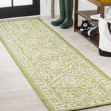 Malta Bohemian Medallion Textured Weave Indoor/outdoor Runner Rug