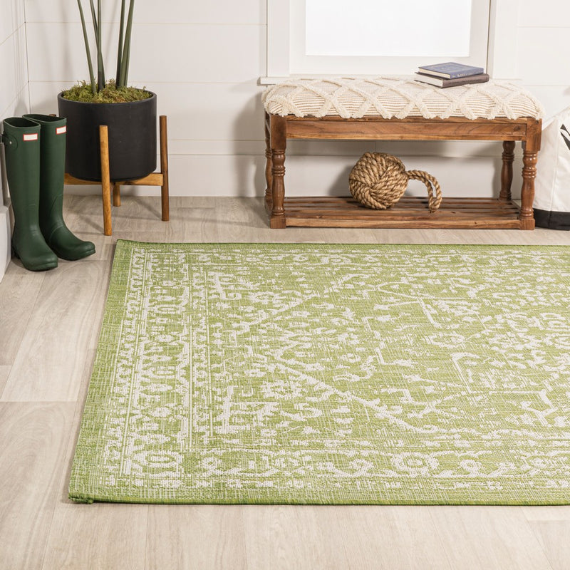 Malta Bohemian Medallion Textured Weave Indoor/outdoor Area Rug