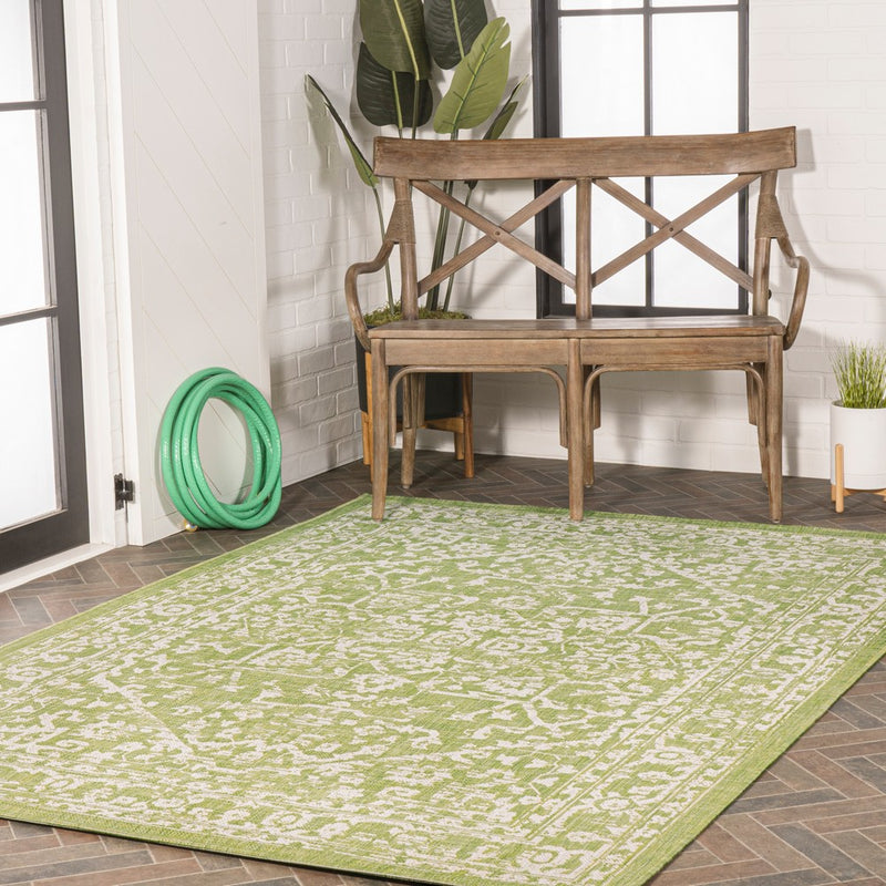 Malta Bohemian Medallion Textured Weave Indoor/outdoor Area Rug