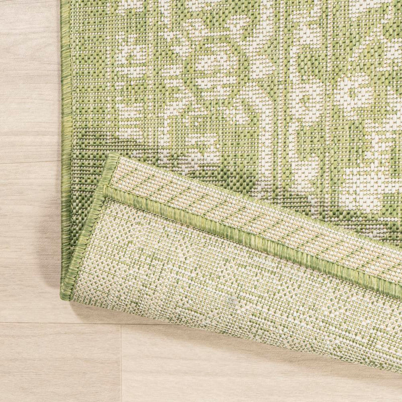 Malta Bohemian Medallion Textured Weave Indoor/outdoor Square Rug