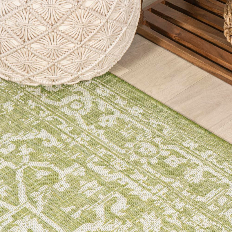 Malta Bohemian Medallion Textured Weave Indoor/outdoor Square Rug