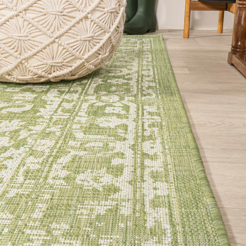 Malta Bohemian Medallion Textured Weave Indoor/outdoor Square Rug