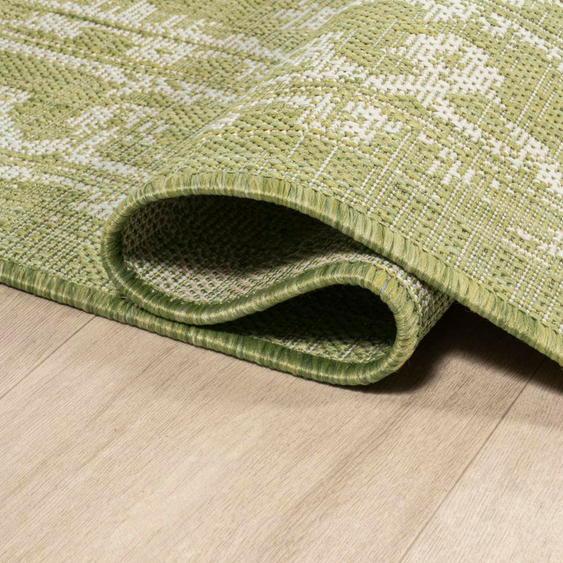 Malta Bohemian Medallion Textured Weave Indoor/outdoor Square Rug