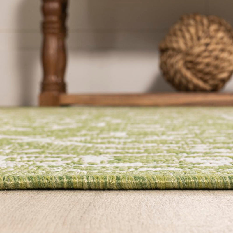 Malta Bohemian Medallion Textured Weave Indoor/outdoor Square Rug