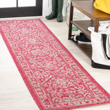 Malta Bohemian Medallion Textured Weave Indoor/outdoor Runner Rug