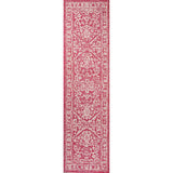 Malta Bohemian Medallion Textured Weave Indoor/outdoor Runner Rug