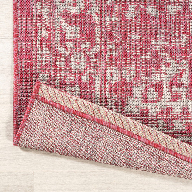 Malta Bohemian Medallion Textured Weave Indoor/outdoor Area Rug
