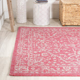 Malta Bohemian Medallion Textured Weave Indoor/outdoor Area Rug