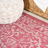 Malta Bohemian Medallion Textured Weave Indoor/outdoor Square Rug