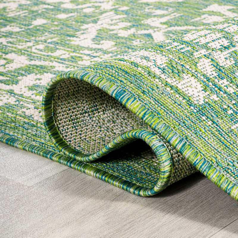 Malta Bohemian Medallion Textured Weave Indoor/outdoor Area Rug