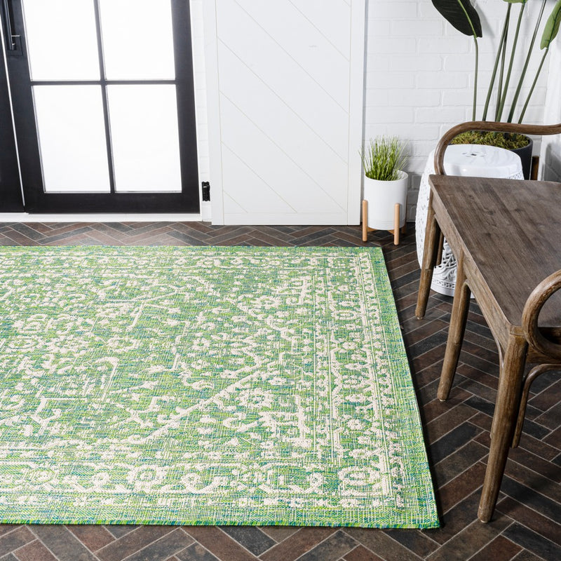 Malta Bohemian Medallion Textured Weave Indoor/outdoor Area Rug