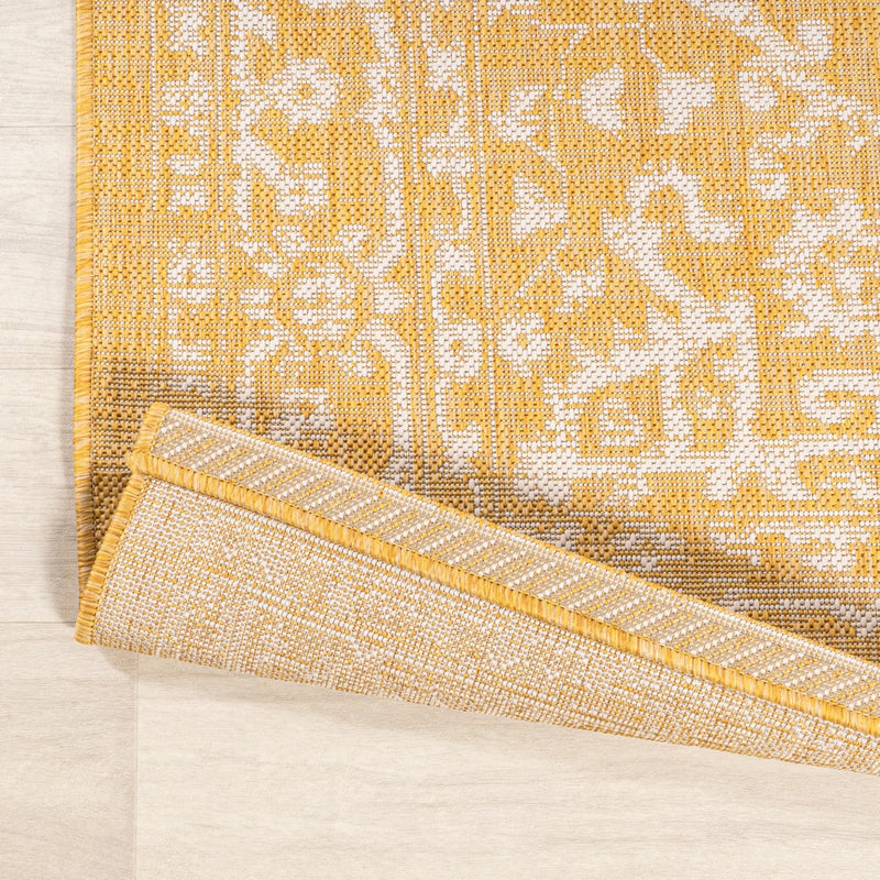 Malta Bohemian Medallion Textured Weave Indoor/outdoor Area Rug