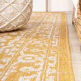 Malta Bohemian Medallion Textured Weave Indoor/outdoor Area Rug
