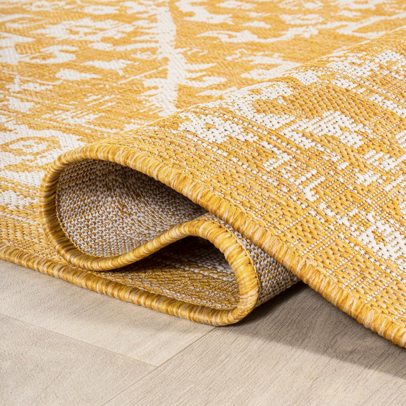 Malta Bohemian Medallion Textured Weave Indoor/outdoor Area Rug
