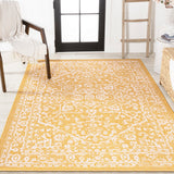 Malta Bohemian Medallion Textured Weave Indoor/outdoor Area Rug
