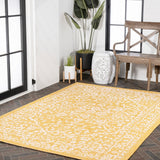 Malta Bohemian Medallion Textured Weave Indoor/outdoor Area Rug