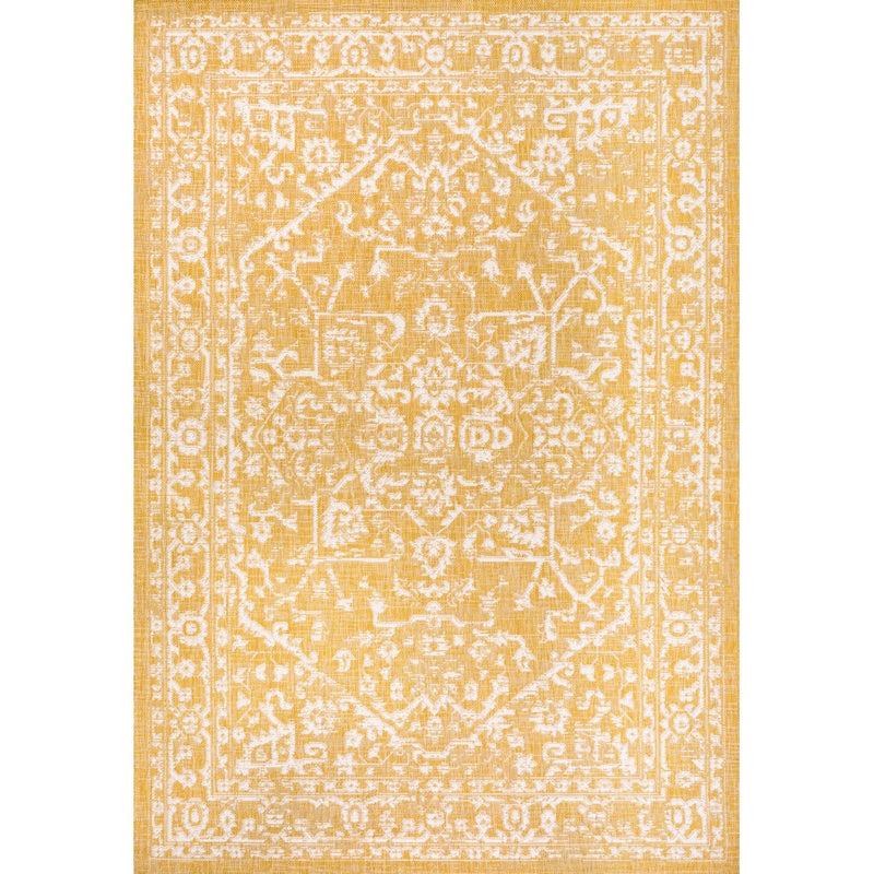 Malta Bohemian Medallion Textured Weave Indoor/outdoor Area Rug