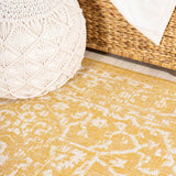 Malta Bohemian Medallion Textured Weave Indoor/outdoor Square Rug