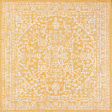 Malta Bohemian Medallion Textured Weave Indoor/outdoor Square Rug