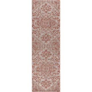 Estrella Bohemian Medallion Textured Weave Indoor/outdoor Runner Rug