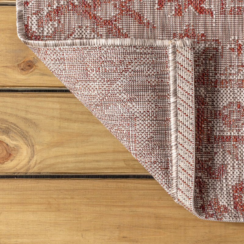 Estrella Bohemian Medallion Textured Weave Indoor/outdoor Square Rug